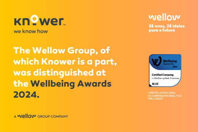 Wellow Group, of which Knower is a part, recognized at the Wellbeing Awards 2024