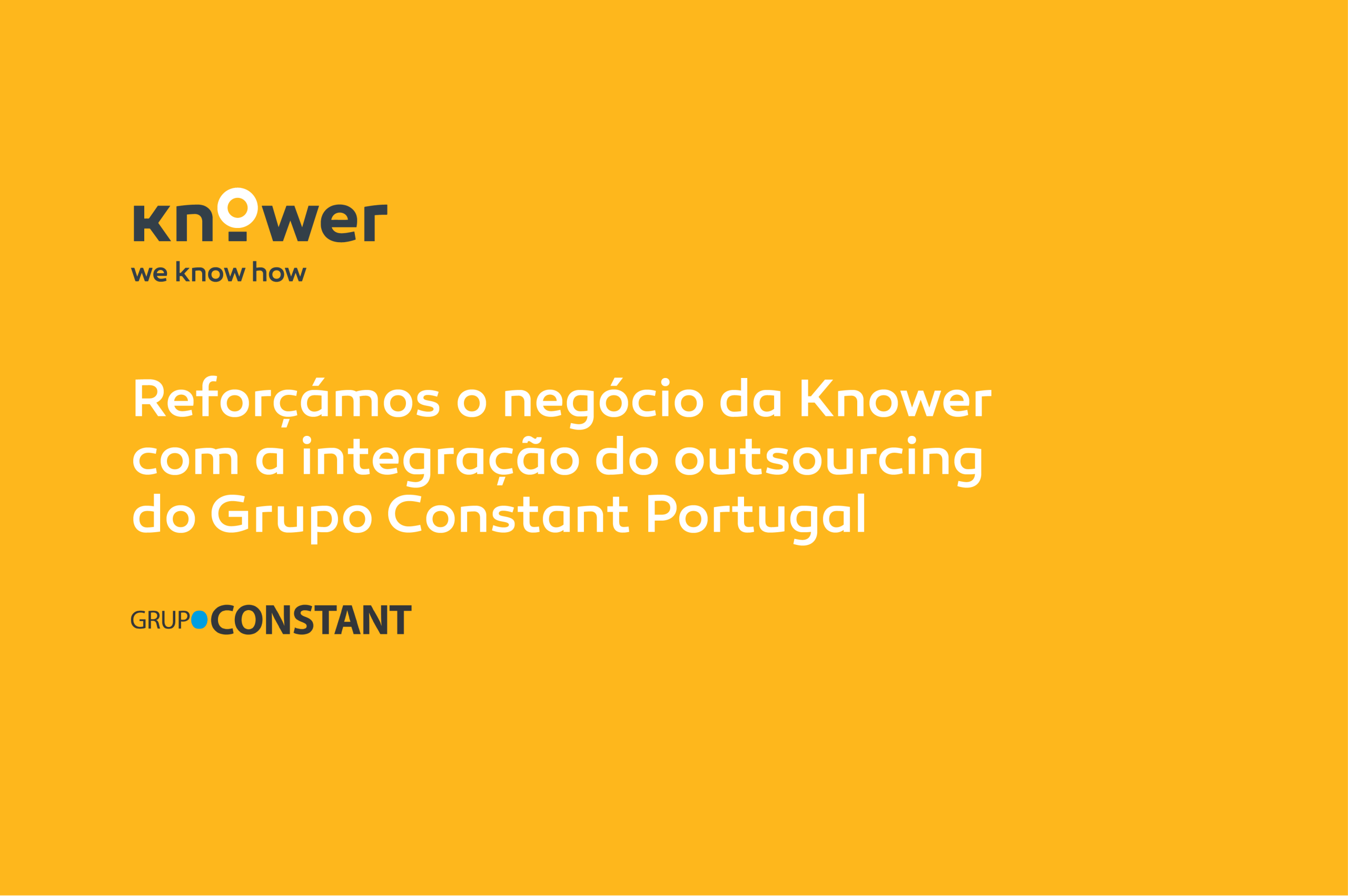 Imagem ilustrativa da integração do Grupo Constant Portugal na Knower