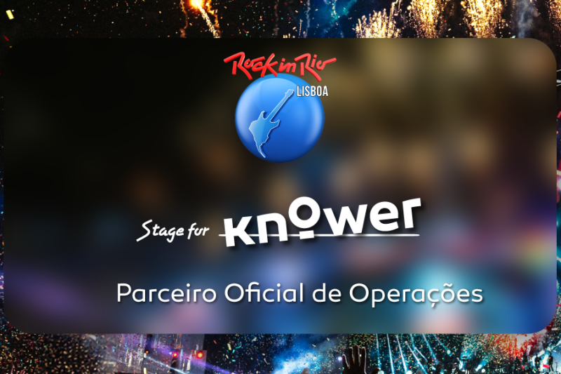 Knower renova parceria com o Rock in Rio Lisboa