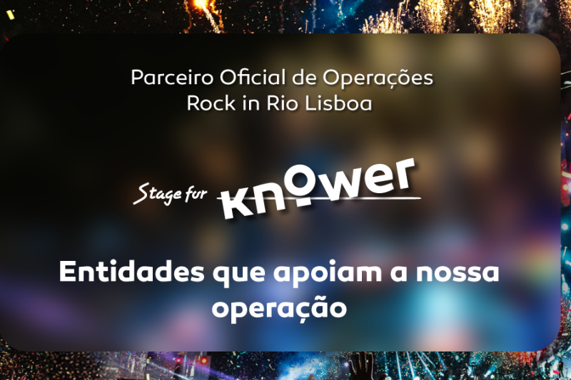Knower no Rock in Rio Lisboa 2026: uma operação preparada com o apoio de parceiros estratégicos